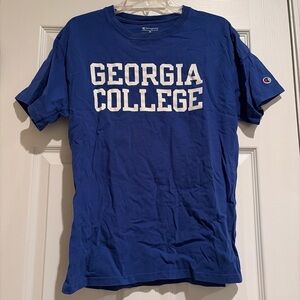 Champion Blue Georgia College Women’s Tee